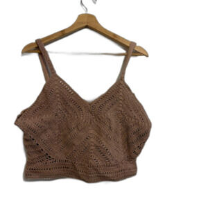 Lucky Brand Asymmetrical Cropped Tank Top XL